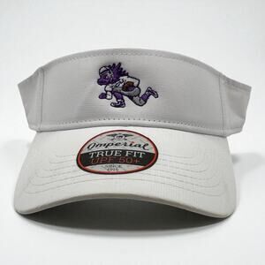 Retro TCU Visor | Running Frog Embroidery | Mad Capper Texas